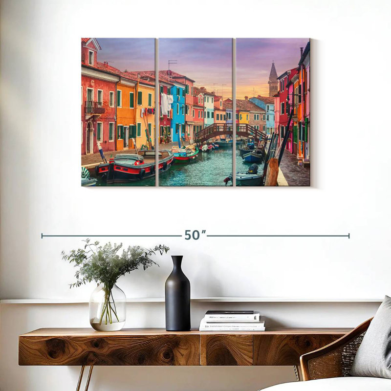 Rorry Dusk In Burano, 24" H x 38" W