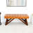 Lawrenson Genuine Leather Upholstered Bench