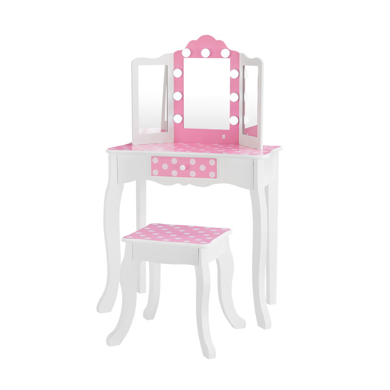Table de coiffeuse avec lumières Teamson Kids