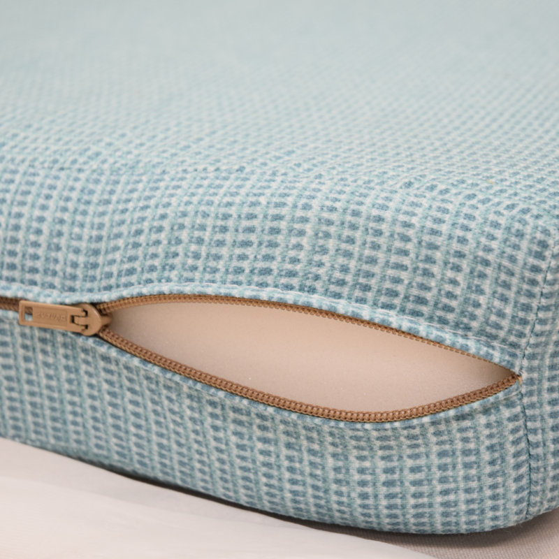 Outdoor 3'' Bench Seat Cushion, Cosette Mediterranean