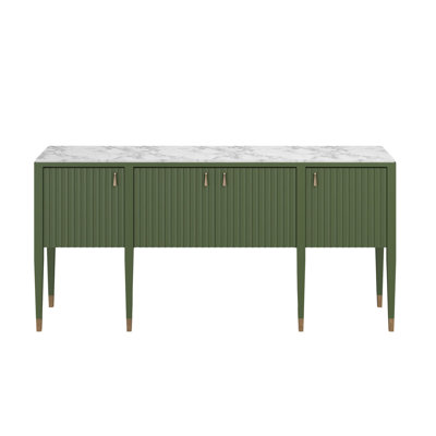 Eave Sideboard With Stone Top | Darkened Sage