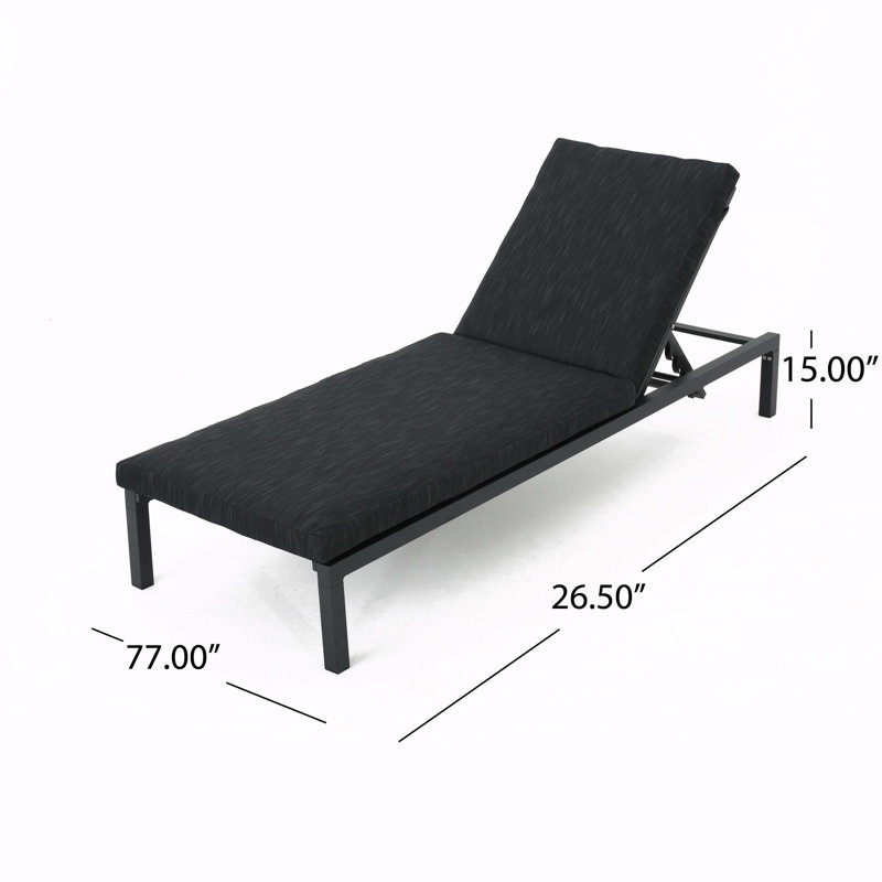 Altje Outdoor Aluminum Chaise Lounge Set