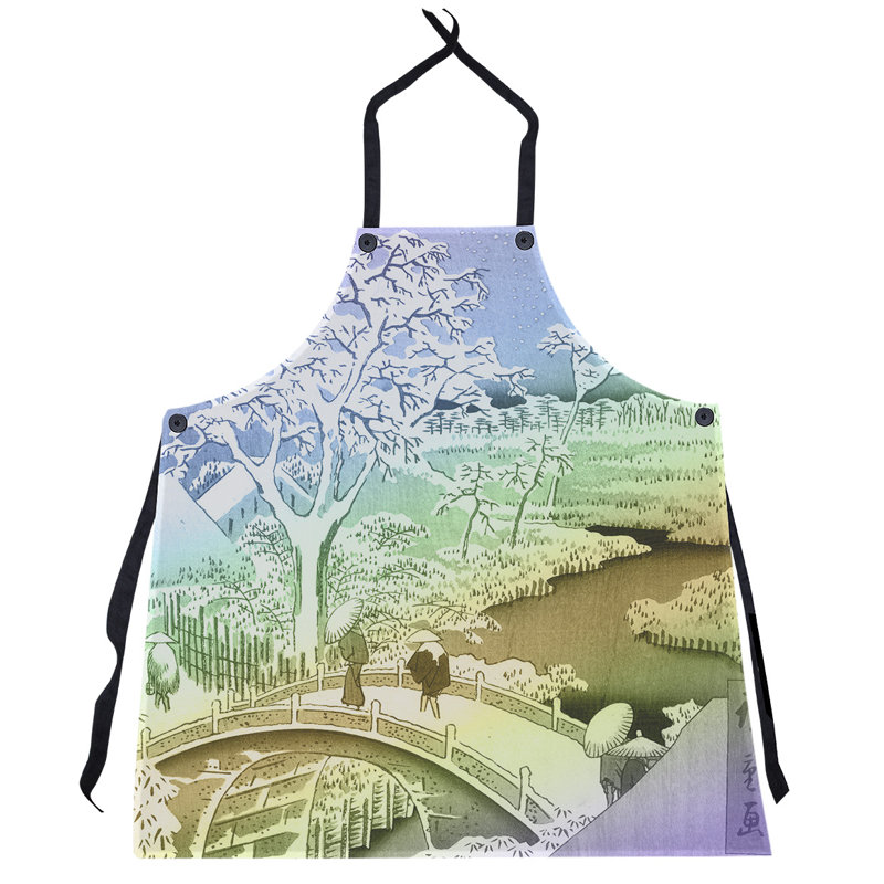 Bib Apron, Purple/Yellow Ombre