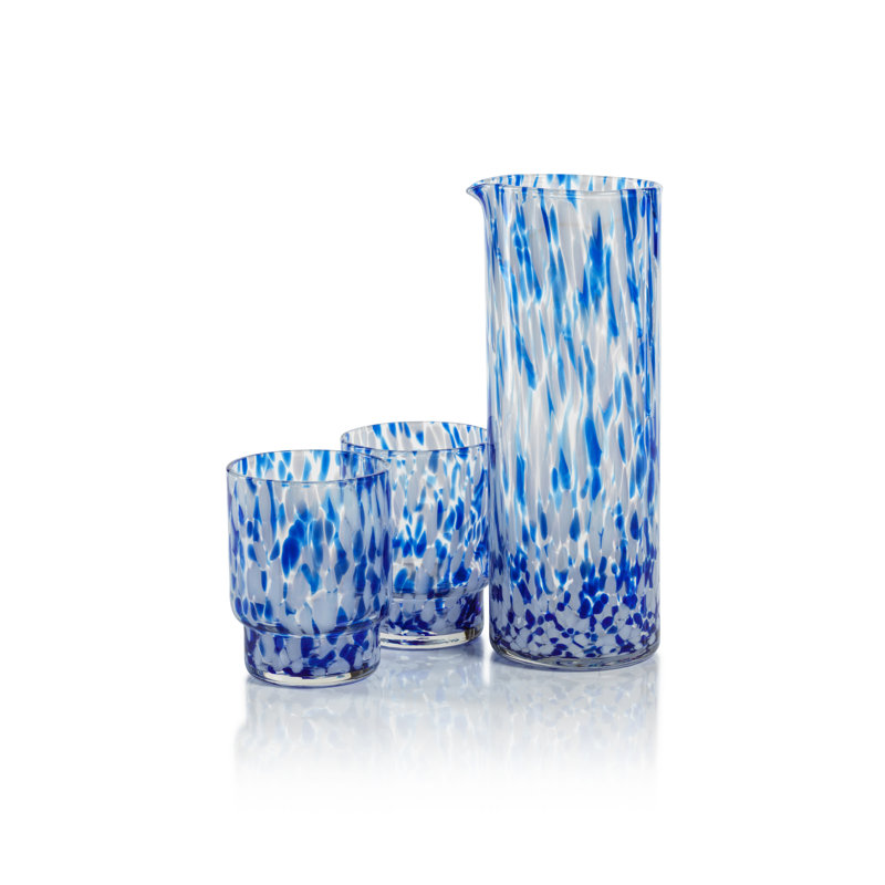Ensemble de 6 verres Andria, Bleu