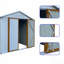 Remise de rangement extérieure pour toit Apex de 6 pi x 4 pi-124152355