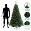 Arbre de Noël articulé artificiel pré-éclairé 6 pi avec support pliable