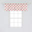 Cantonnière Ambesonne - ensemble de 2 cantonnières - abstrait bicolore 92457-100746780