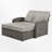 Rober Wicker Rattan Double Chaise Lounge, 2-Person Reclining Daybed with Adjustable Back and Cushions, Free Furniture Protection Cover-207663192