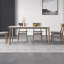 Table de salle à manger et chaise rustique en frêne blanc-103249250