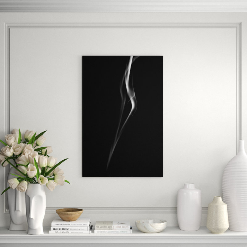 Calumet 1 Print by Francis Augustine, White Framed Paper, White, 27" H x 18" W x 0.8" D
