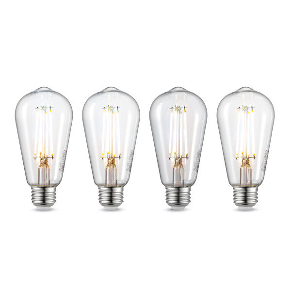 Ampoule à DEL 8 W (équivalente à 60 W) blanc lumière du jour (5000K) à intensité variable ST19, 5000 kelvins, Lumière du jour