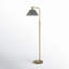 57.5'' Antique Brass Task Floor Lamp