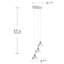 Luminaire suspendu grappe 3 lumières Renmarco-6757644
