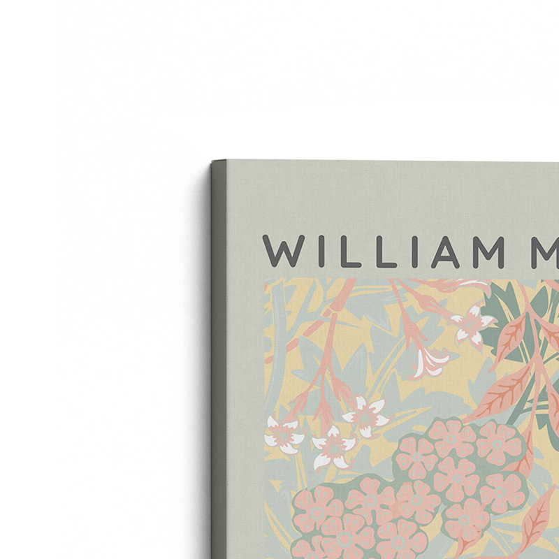 «Soft Soft Jasmine» par William Morris, reproduction, Toile tendue, H 30 po x l 20 po x P 1,25 po