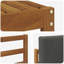 Ensemble de canapés d'extérieur avec coussins vidaXL 6 pièces naturel et anthracite