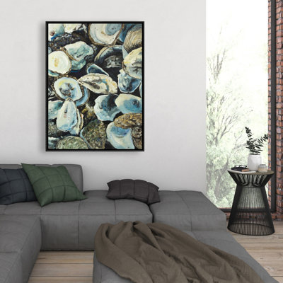 Oyster Shells Print On Canvas