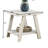 Weathered End Table, Rectangular Top & Extra Shelf Storage, , 24"w X 22"d 23"h, Modern Look Rich Finish Wood Table - Top, Brown Hue-955192918-955192915