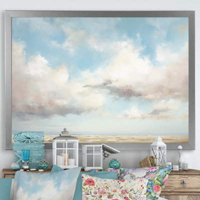 " White Clouds Scenery Minimalism II "