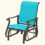 Balancelle de jardin, fauteuil oscillant d'extérieur-260344800