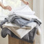 Housse de couette entièrement tissée à rayures, pour tissu froissé, convient à tous les types de pièces 3 pièces avec rayures épurées, lavable à la machine, chambres idéales