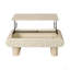 Table basse à plateau relevable, bureau moderne en bois avec rangement caché-2063043062