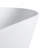 63 Inch Freestanding Solid Surface Soaking Bathtub For Bathroom