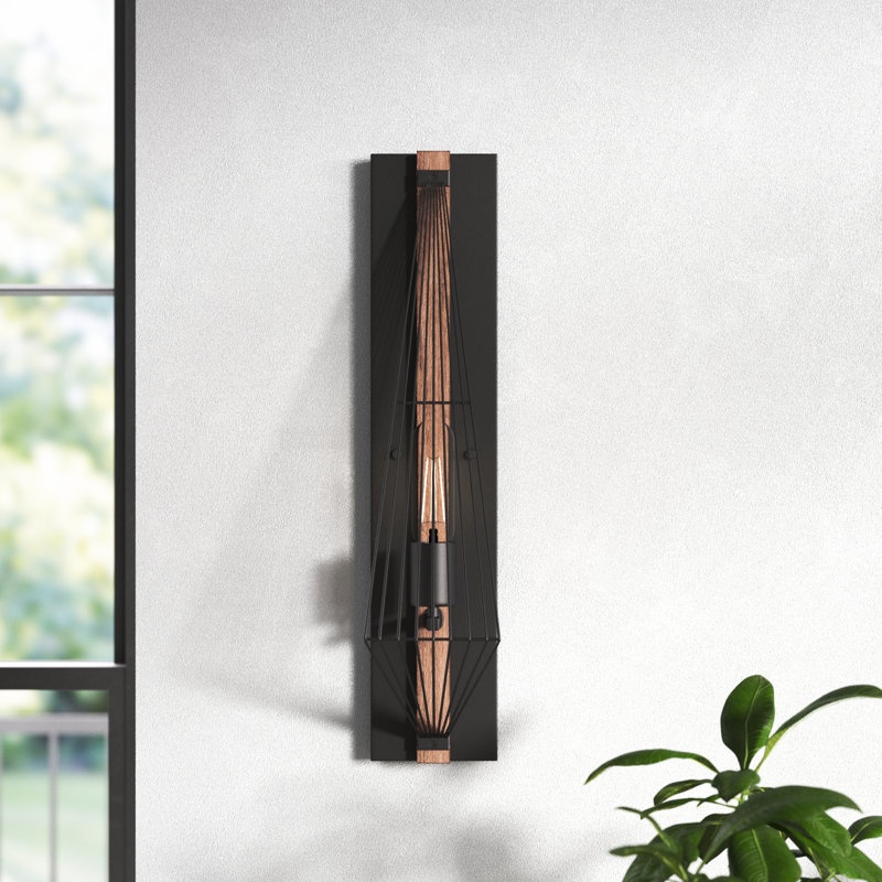 Giolou Steel Flush Mounted Sconce