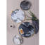 Ensemble de 2 plateaux de service décoratifs dorés