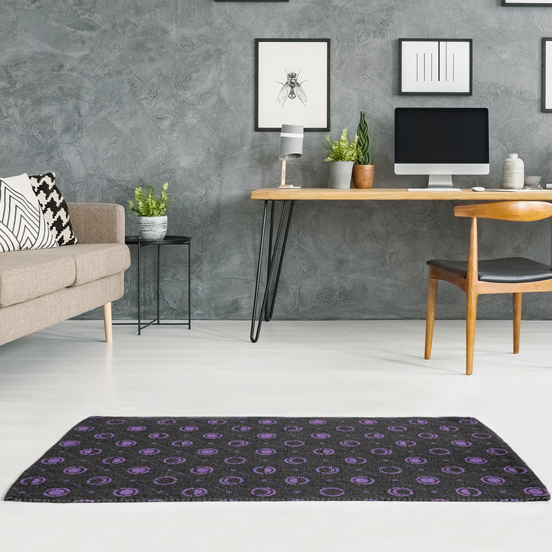 Chenille Geometric Indoor Rug, Rectangle 3' x 5'