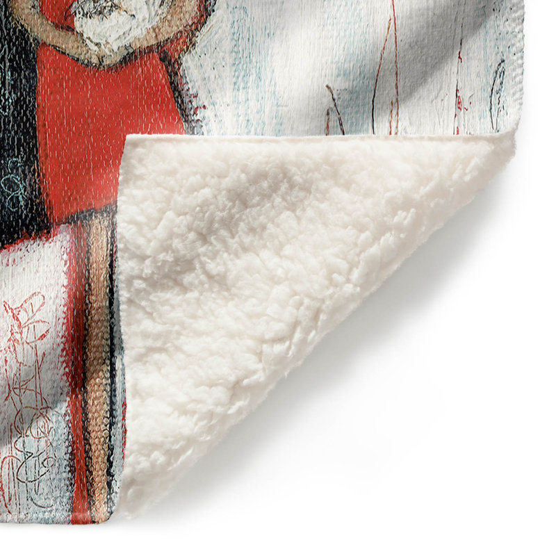 Hand Woven Throw Blanket, 51" x 60"