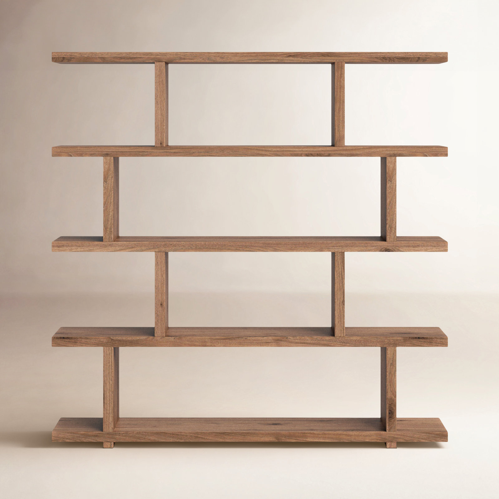 Annora 63" Bookcase, Walnut