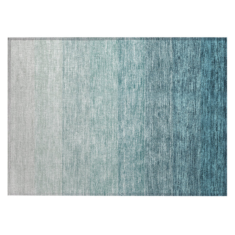  Machine Washable Indoor/Outdoor Kitchen Mat, Rectangle 1'8" x 2'6"