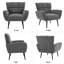 Fauteuil d'appoint rembourré en velours côtelé Jahriel-343563853