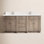 Calisto 72" Double Bathroom Vanity