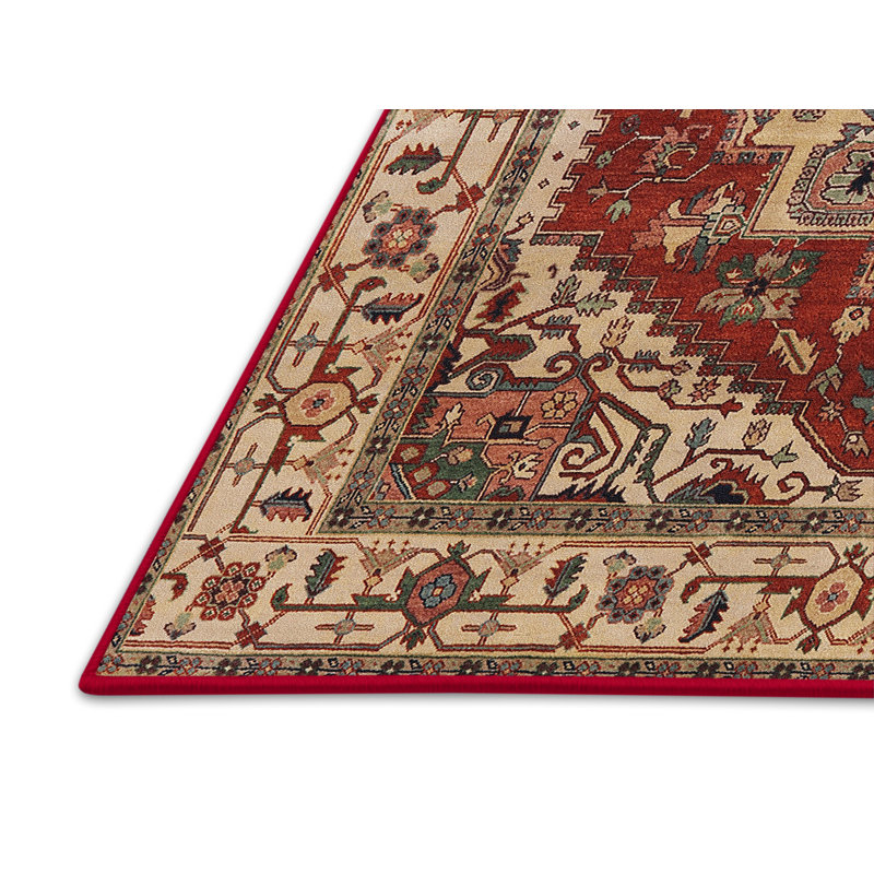 Tapis oriental orange / brun, Tapis de couloir 2 pi x 5 pi