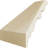 Endurathane Inside Corner Moulding, 3 3/8"P x 3 5/8"H (matches moulding MLD03X03X05ST), Factory Primed