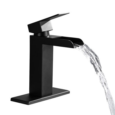 Robinet cascade noir avec passe-partout à poignée simple Out exceptionnelle Outillage