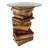 Montegue Stacked Books Glass Figurine Table