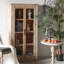 Vitrines en bois massif Burlywood