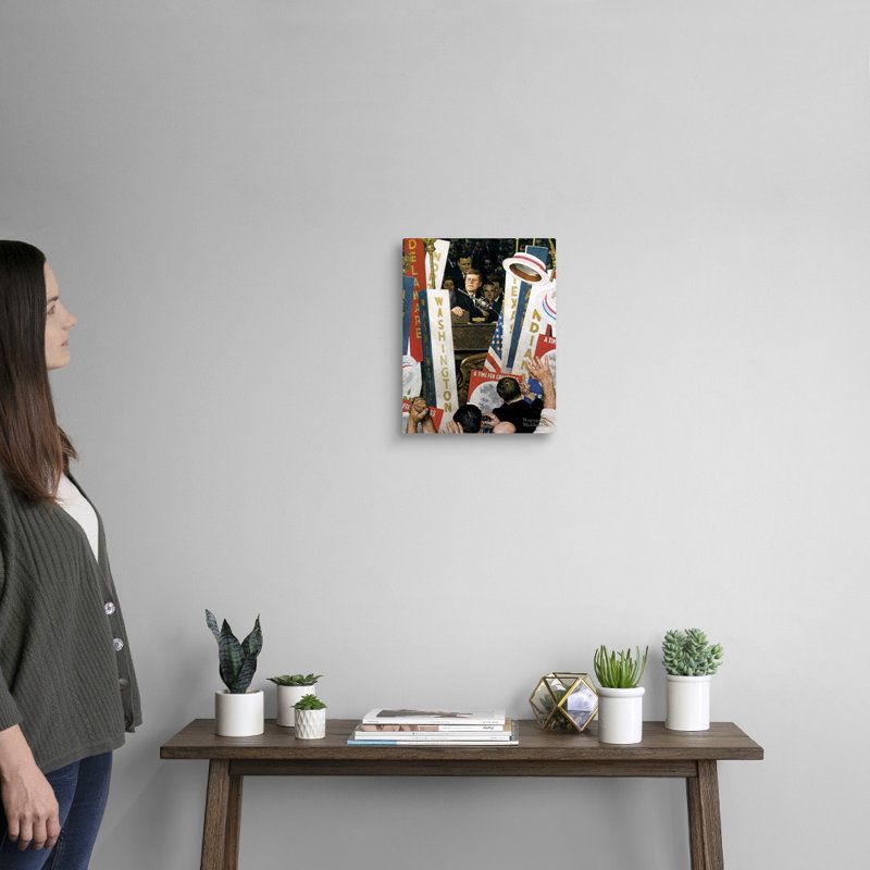 Art mural sur toile A Time For Greatness, H 14 po x l 11 po x P 1,25 po, Toile tendue