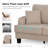 Viafora 3-Piece Boucle Sofa Set-772866564-794656348