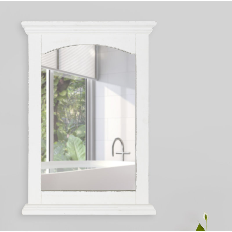 Miroir d'appoint Meriline, Blanc