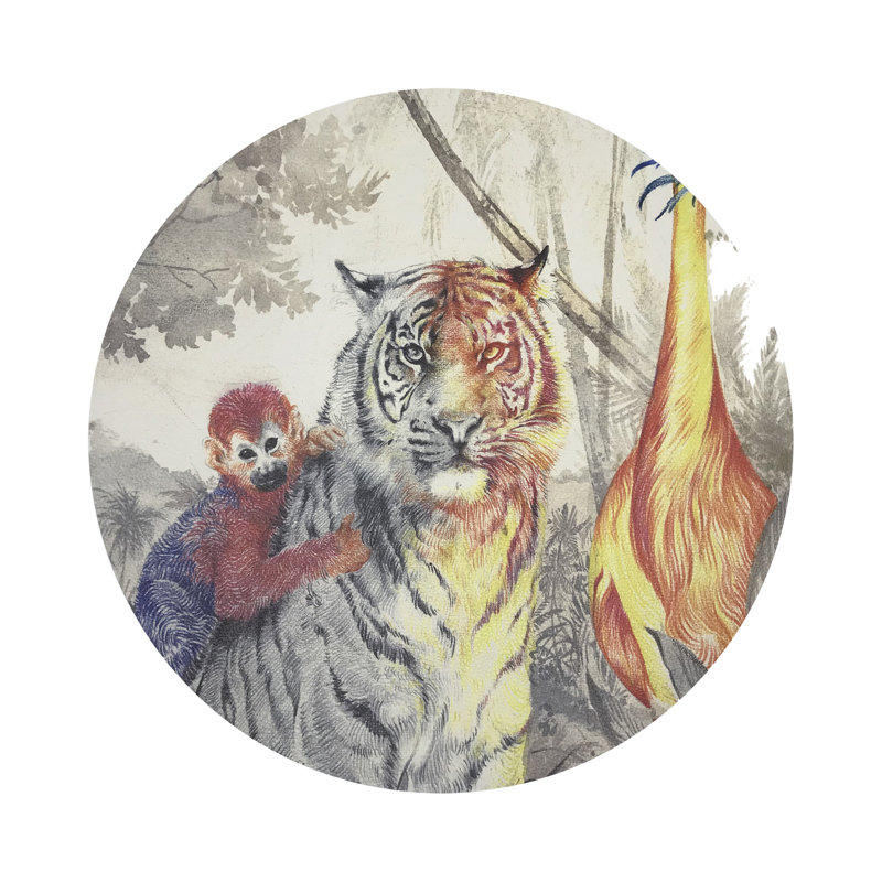 Arcadia Tiger Pebble 16" Vinyl Placemat