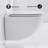 St. Tropez Wall-Hung Toilet Bowl Only In Matte White-117532772