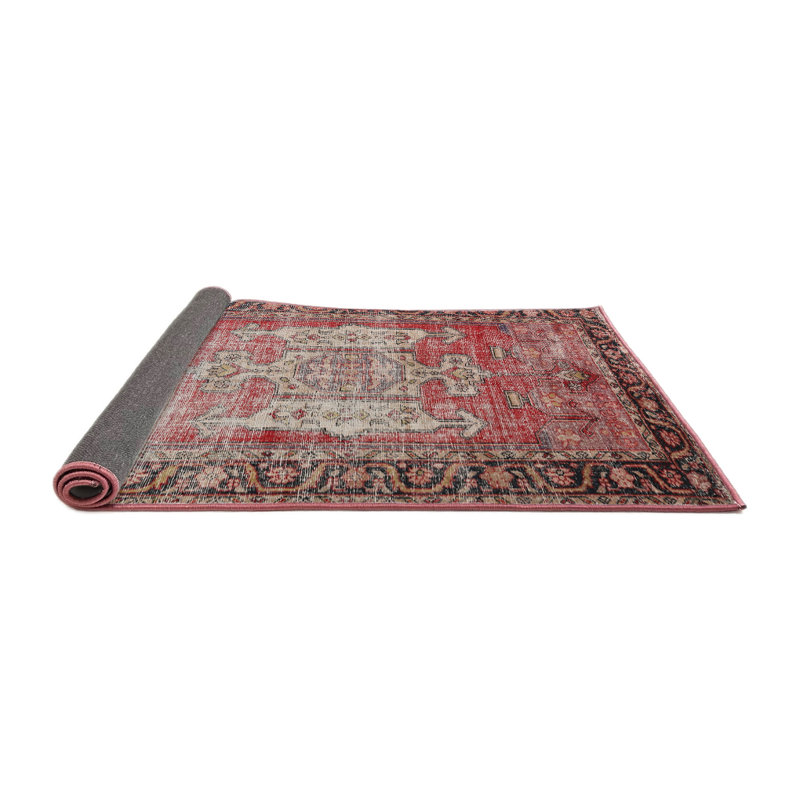 Tiphonnet Performance Wool Oriental Indoor Rug, Square 6'