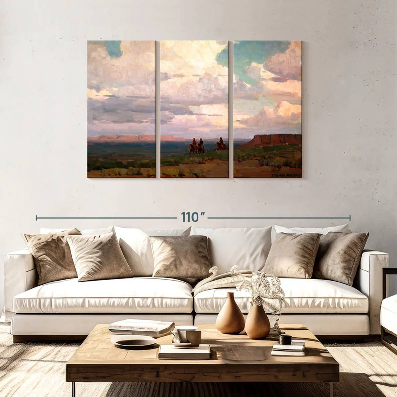 Lelar Near Canyon De Chelly, 48" H x 74" W