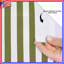 Olive Vertical Stripes Shower Curtains Extra Long-1946973875
