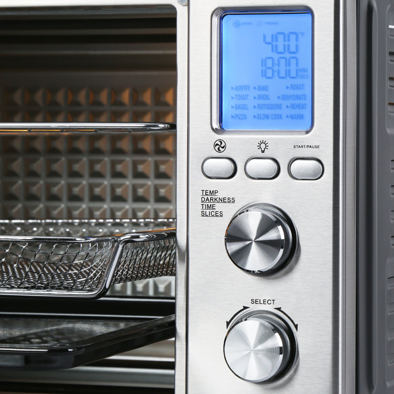 Four grille-pain à air 12-en-1 LNC Home, Noir