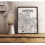 Denver City Map - No Frame Print-873767168