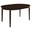 Ensemble de table de salle à manger à rallonge 5 pièces Equan Cappuccino-1913275407